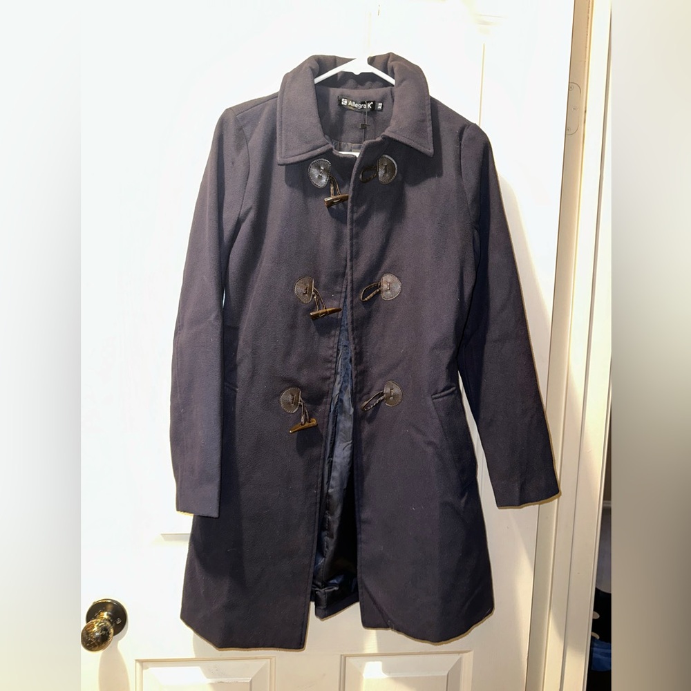 Navy pea coat